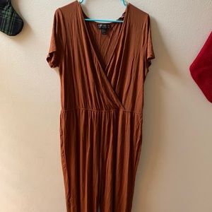 Burnt orange romper